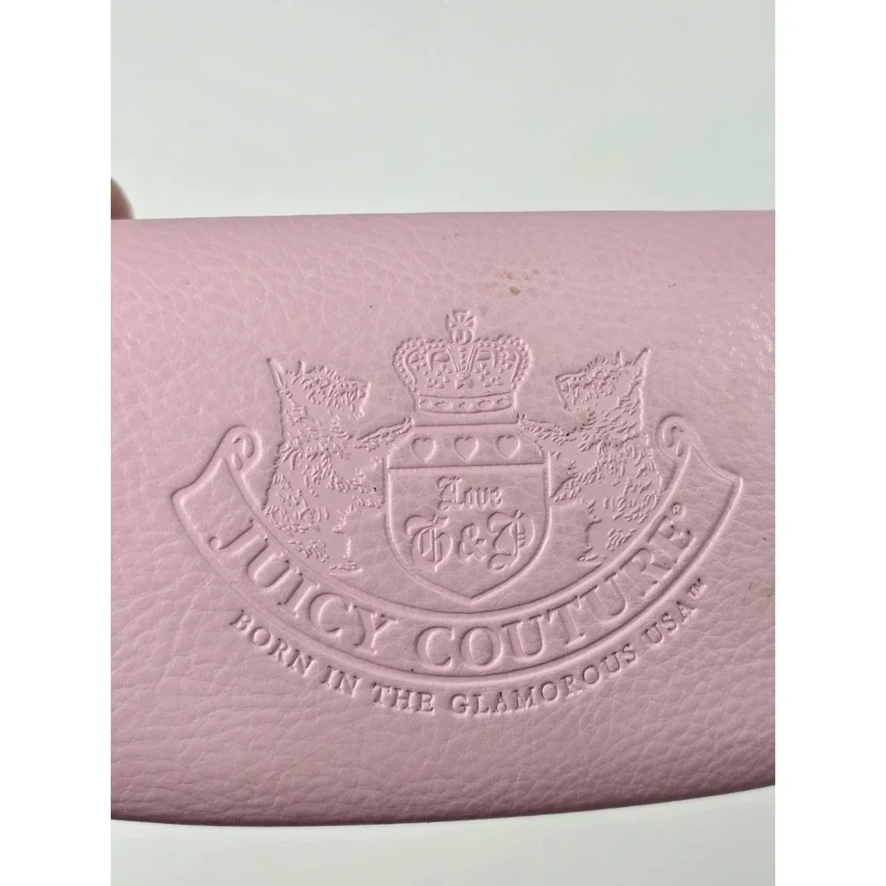 Juicy Couture Authentic Pink Sunglass Empty Eyeglasses Hard‎ Case